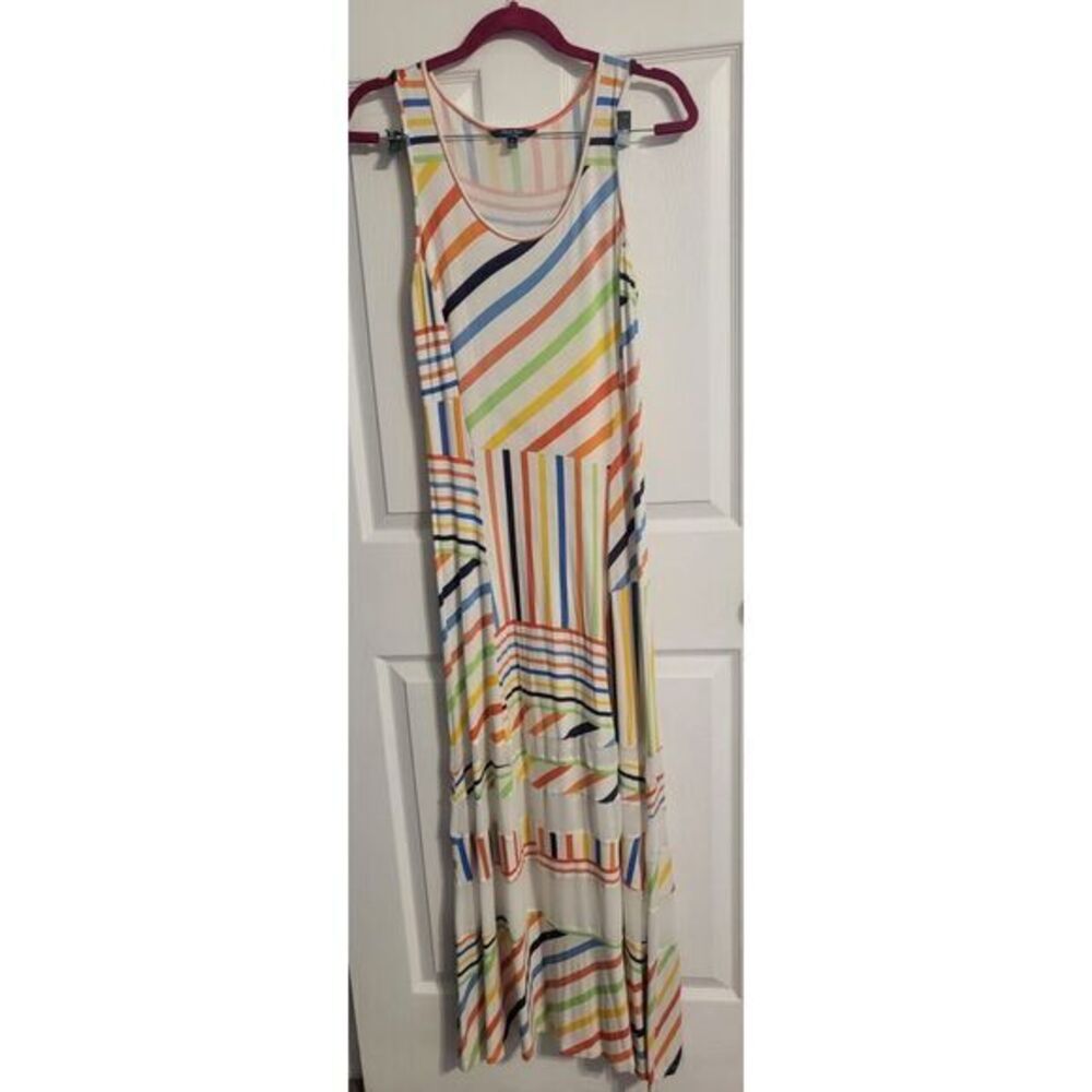 Peter Som Multicolor Striped Maxi Dress - Picture 8 of 11